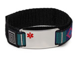 DNR Medical ID Bracelet with colored Medical Emblem