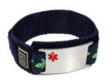 DNR Medical ID Bracelet with colored Medical Emblem